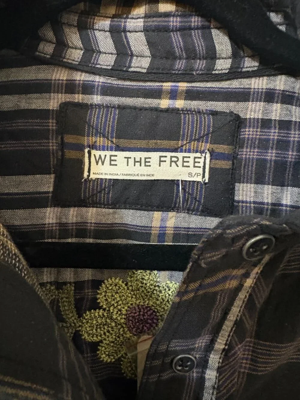 We The Free Heavy Button up shirt. Size S/P NWT - Picture 4 of 7